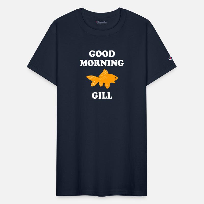 Bold Goldfish with Good Morning Greet