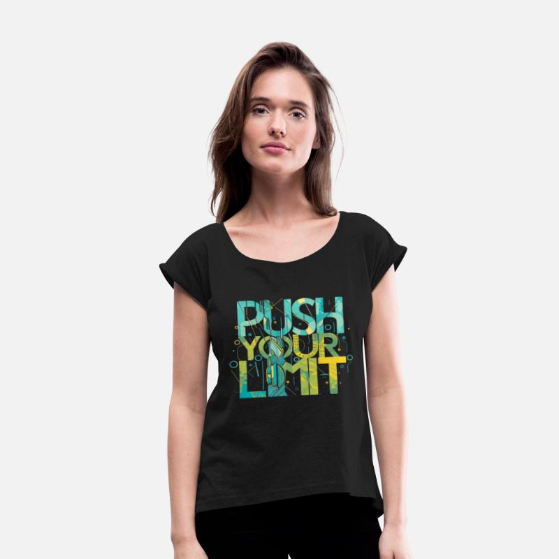 Bold "Push Your Limit" Motivational Design