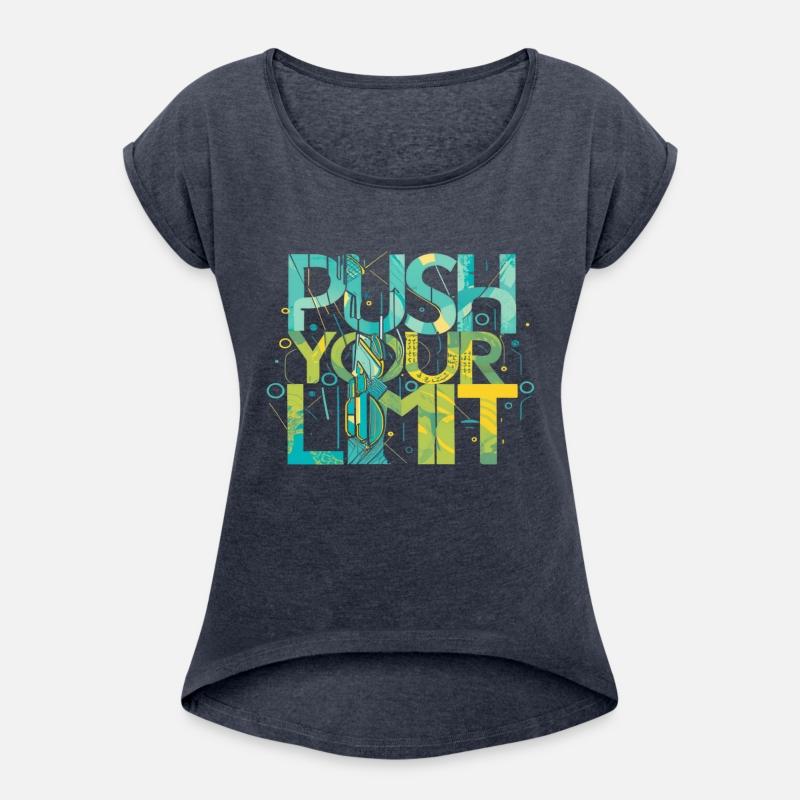Bold "Push Your Limit" Motivational Design