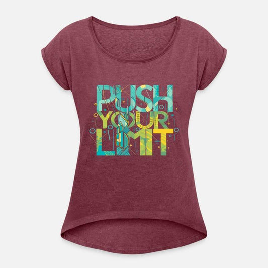Bold "Push Your Limit" Motivational Design