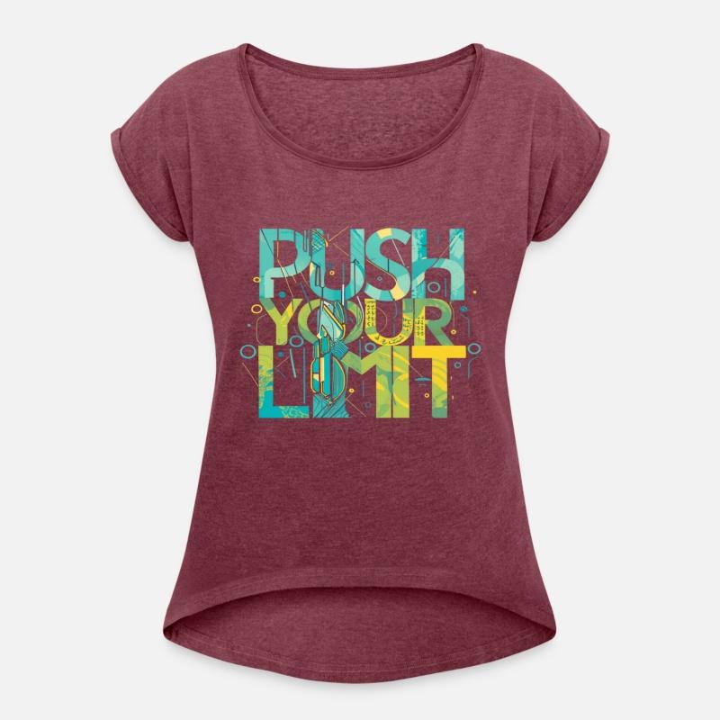 Bold "Push Your Limit" Motivational Design