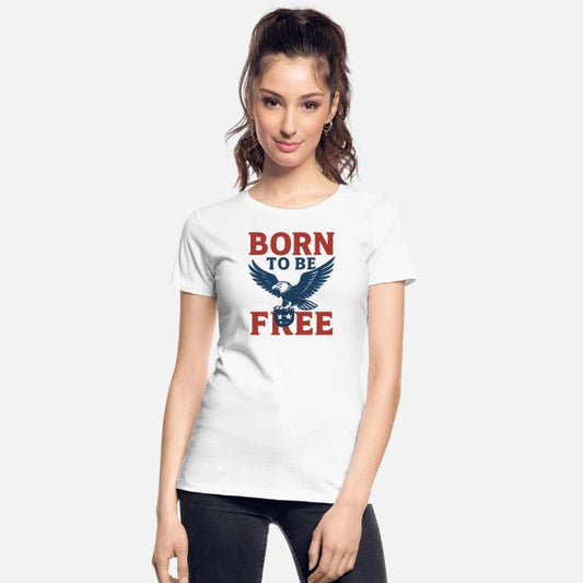 Born to Be Free Eagle Illustration