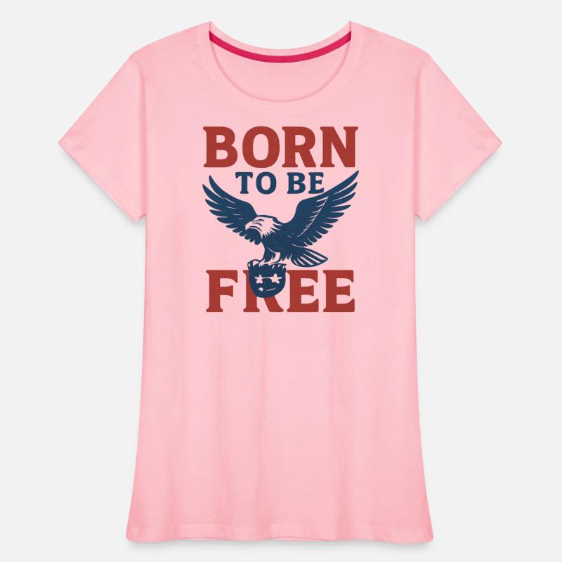 Born to Be Free Eagle Illustration