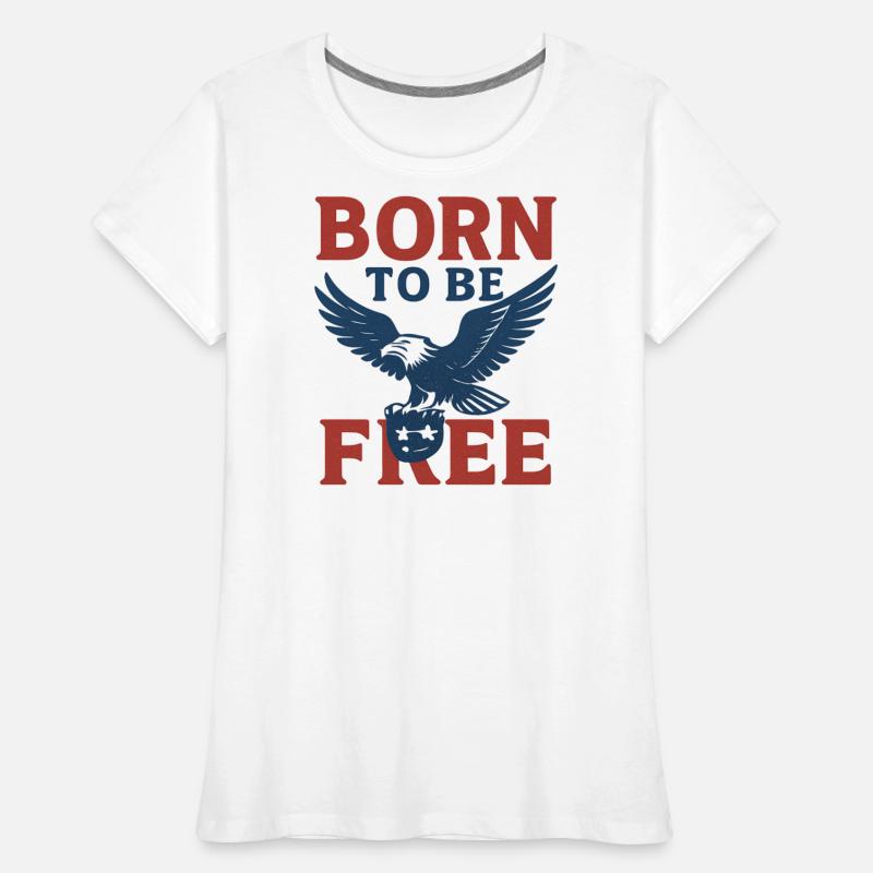 Born to Be Free Eagle Illustration