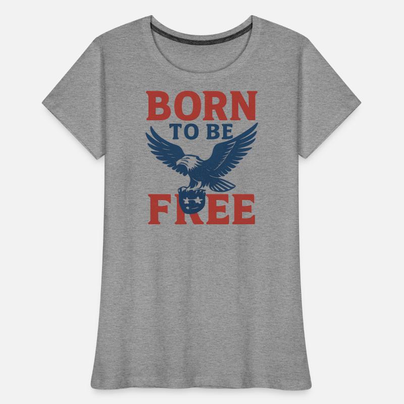 Born to Be Free Eagle Illustration