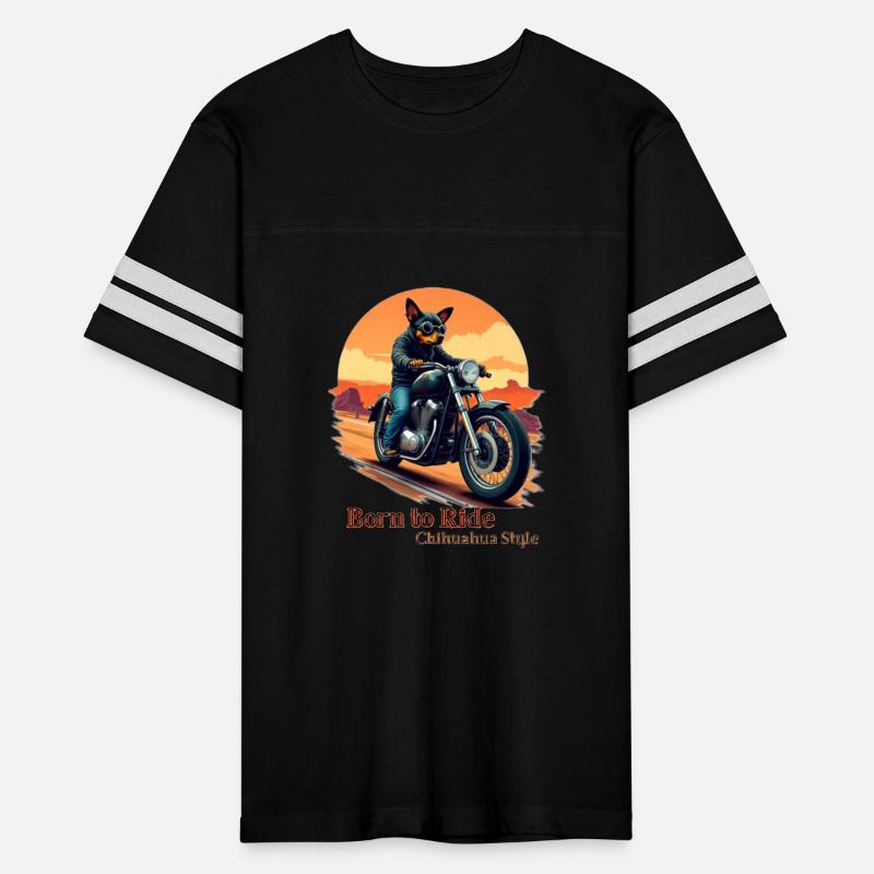 Born to Ride Chihuahua Motorcycle Art Print