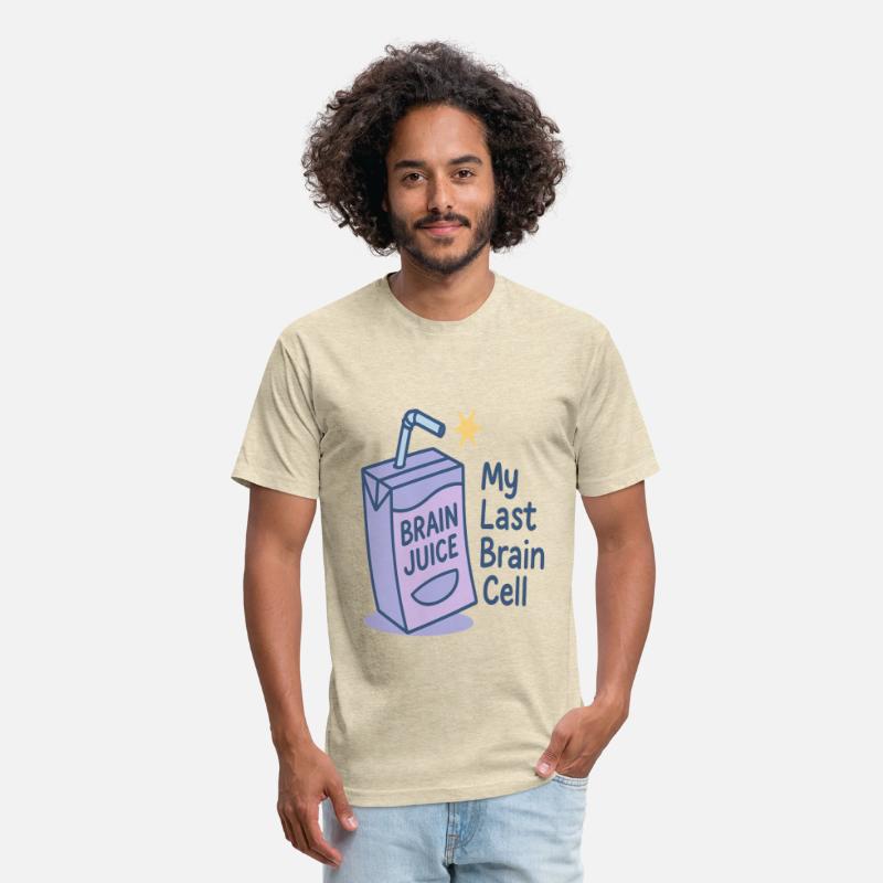 Brain Juice – My Last Brain Cell Funny Cartoon Des