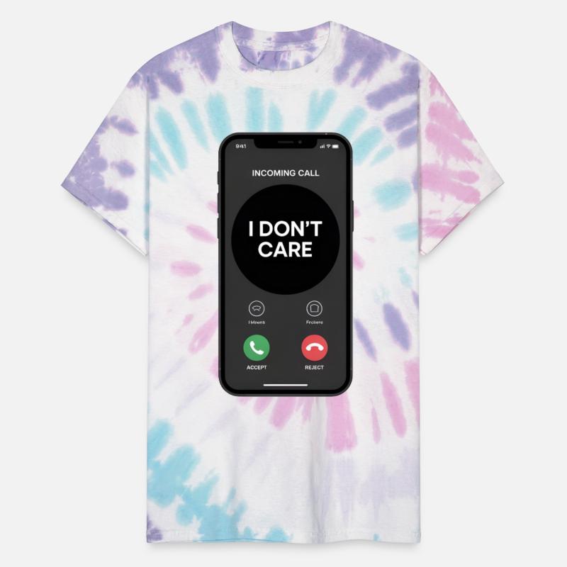 BREAKING NEWS I DON'T CARE Message funny design