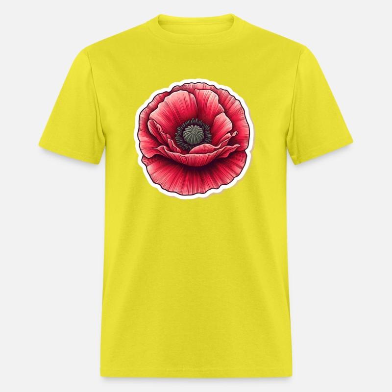 Bright Red Poppy Flower Art Print, Vibrant Wall De