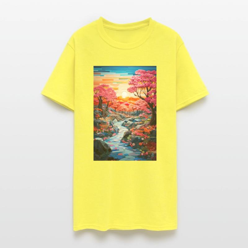 Bright Zen Garden Collage - Peace