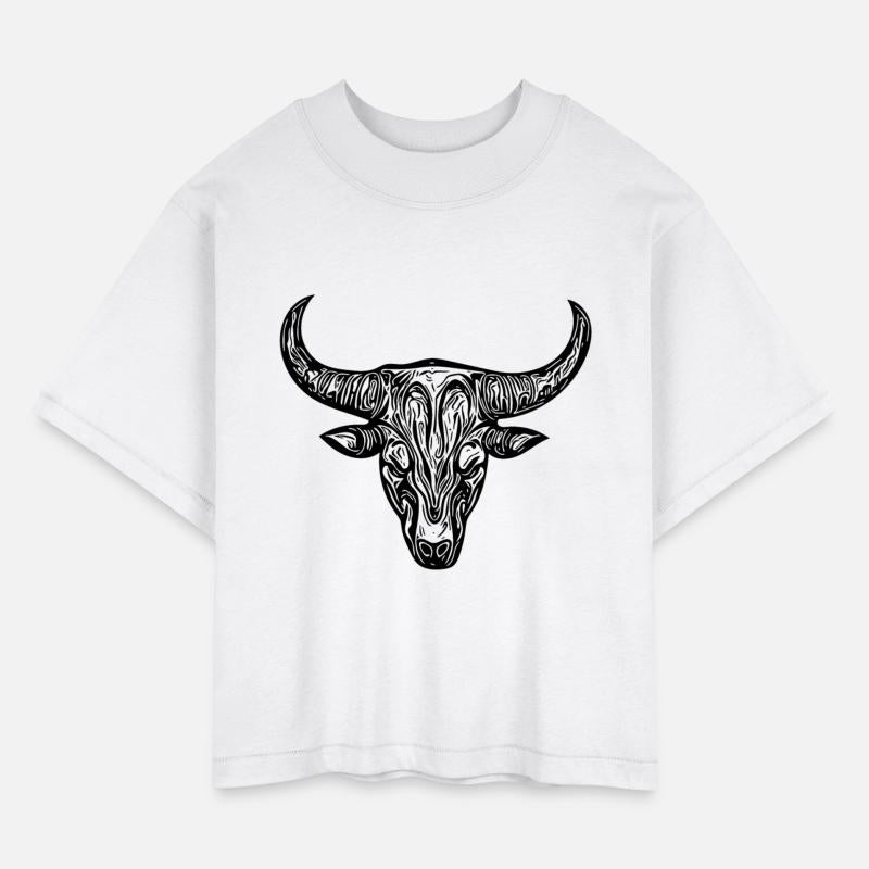 Bull Grill Logo Cattle Mythology Style