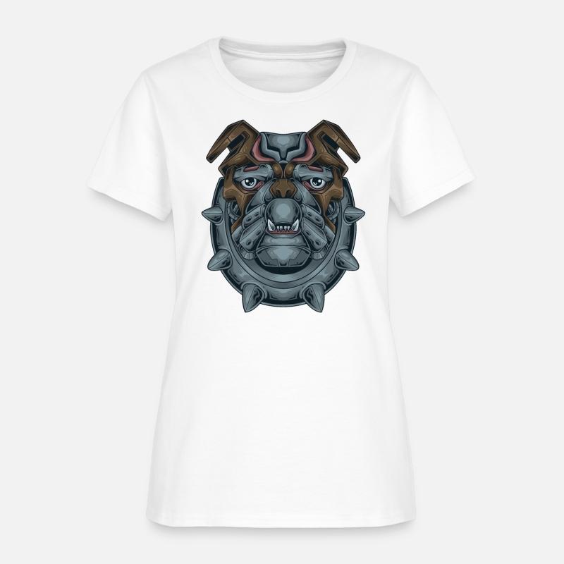 bulldog head cyberpunk TXTU