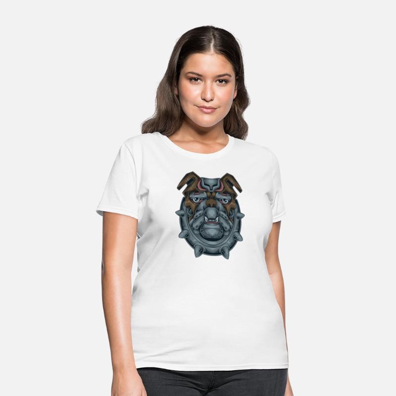 bulldog head cyberpunk TXTU