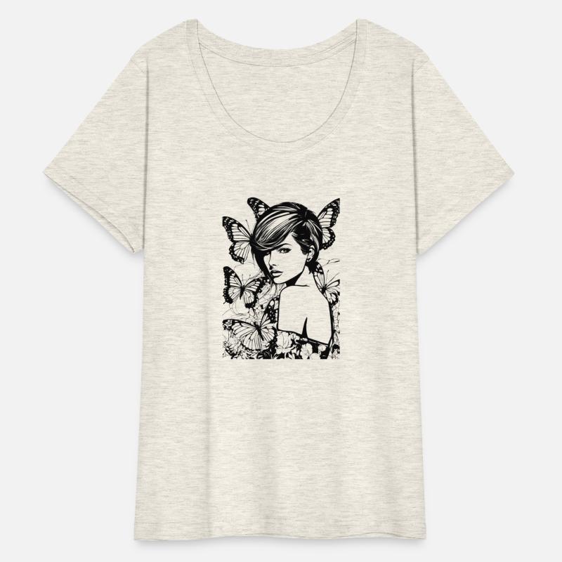 Butterfly Bliss with a Single Girl"