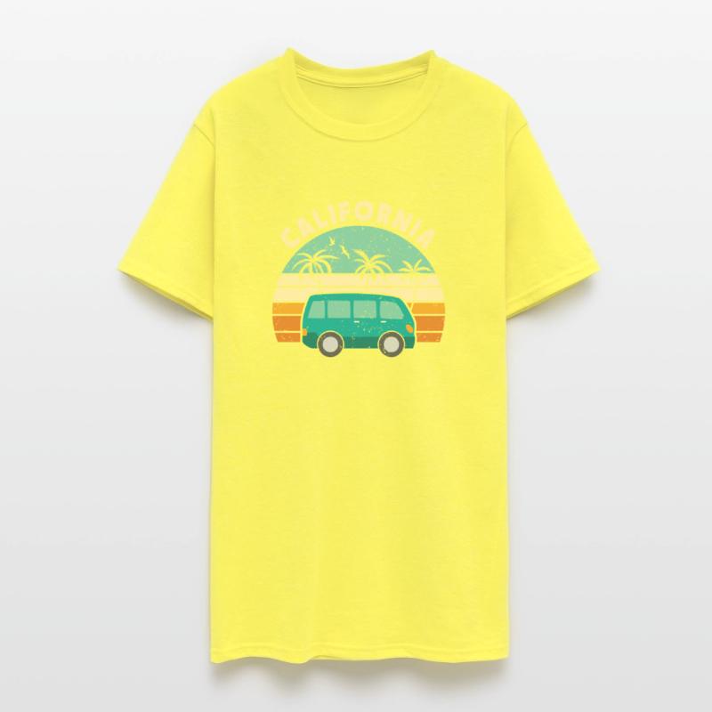 California Hippie van Surf Surfer Sunset