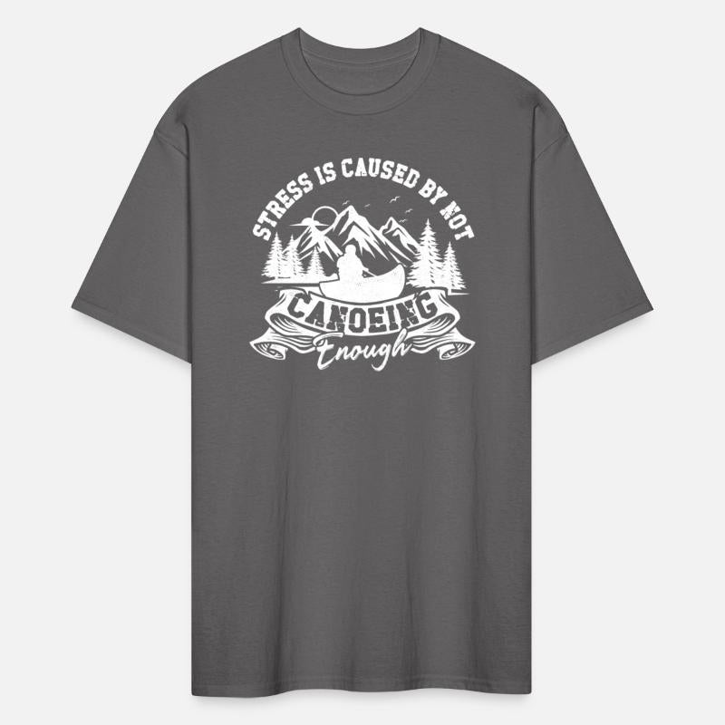 Canoe Canoeing Vintage Stress Is