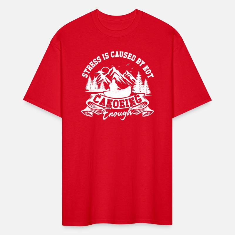 Canoe Canoeing Vintage Stress Is