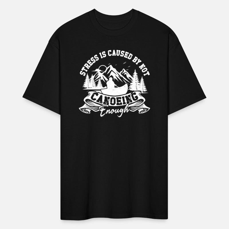 Canoe Canoeing Vintage Stress Is