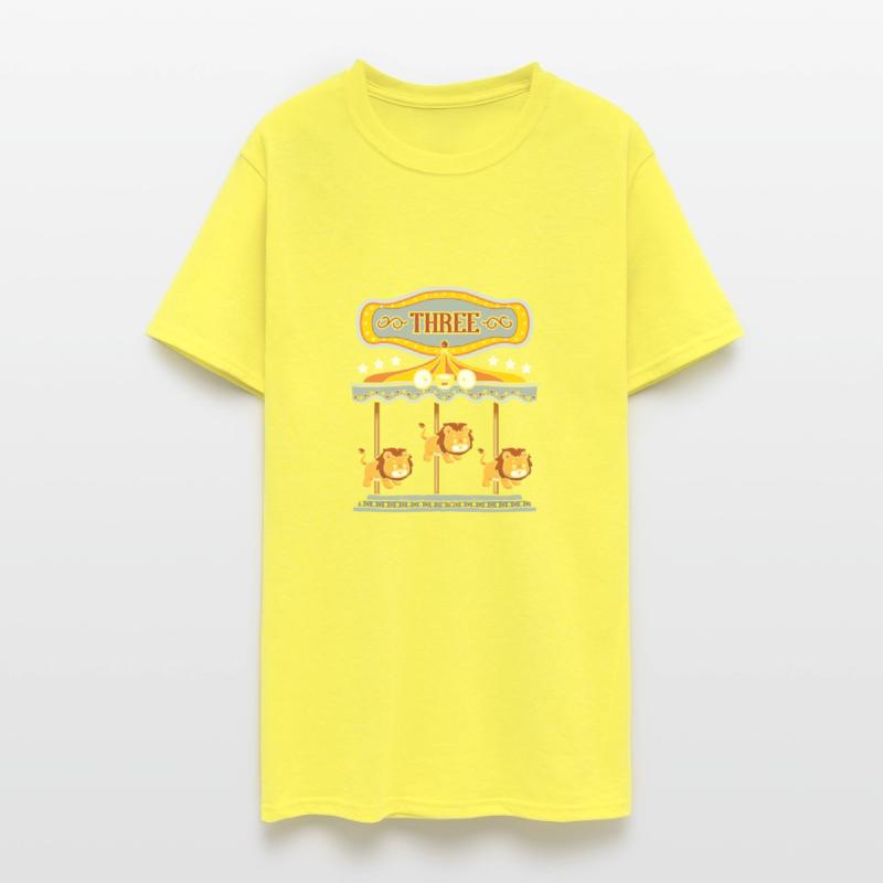 Carousel Birthday Party Lion This Boy Turned 3