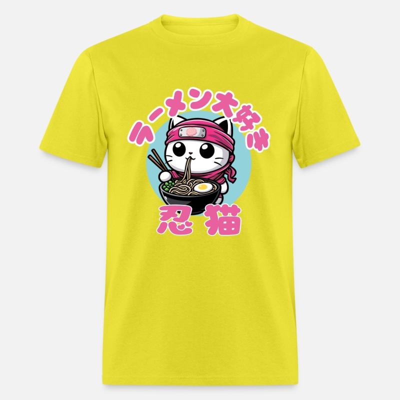 Cat Ninja Eating Ramen