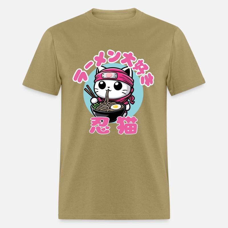 Cat Ninja Eating Ramen