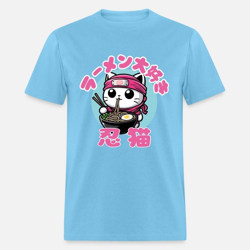 Cat Ninja Eating Ramen