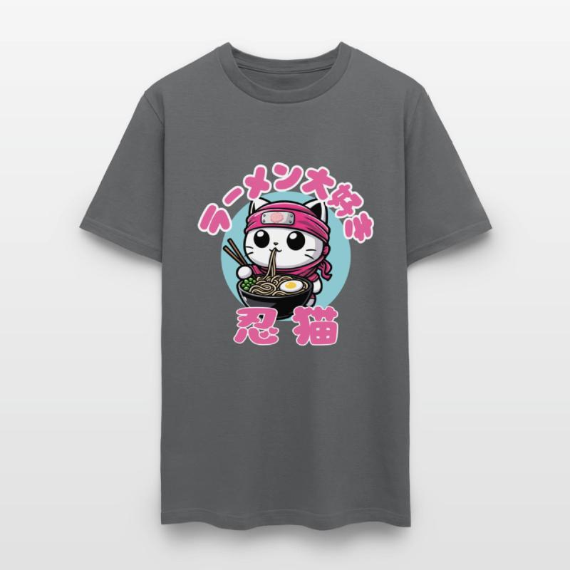 Cat Ninja Eating Ramen