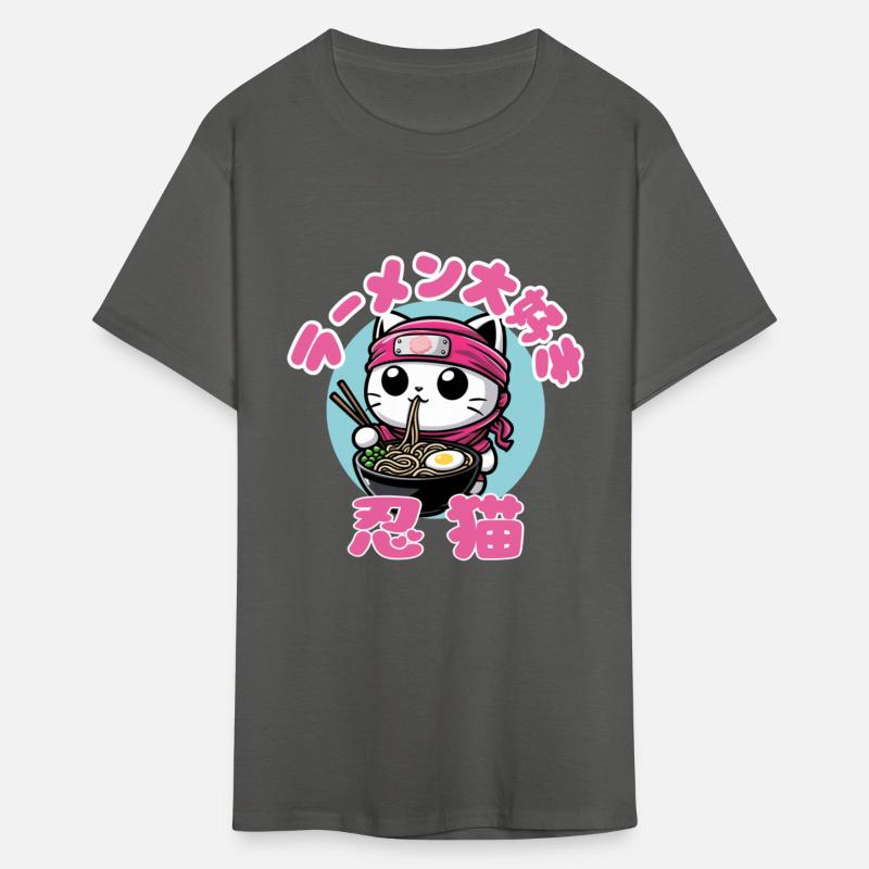 Cat Ninja Eating Ramen