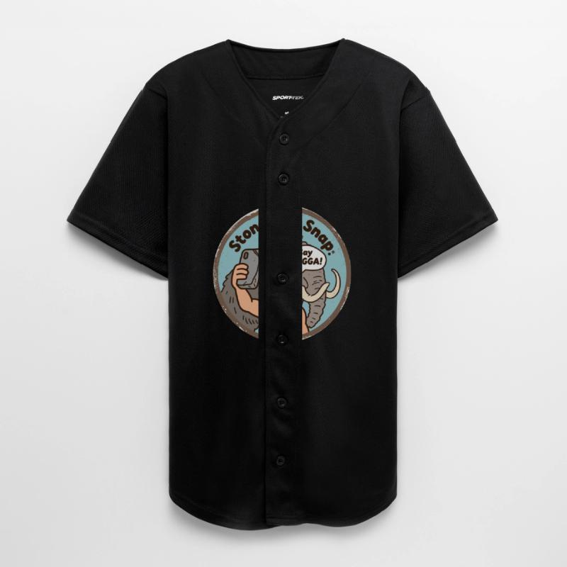 Caveman Selfie Chaos With Woolly Mammoth