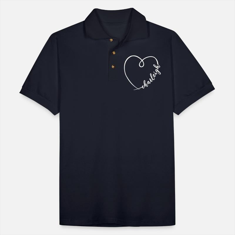 Charleigh Name Heart Calligraphy