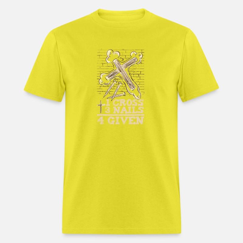 Christian Forgiven Bible Artwork 3 Nails 1 Cross