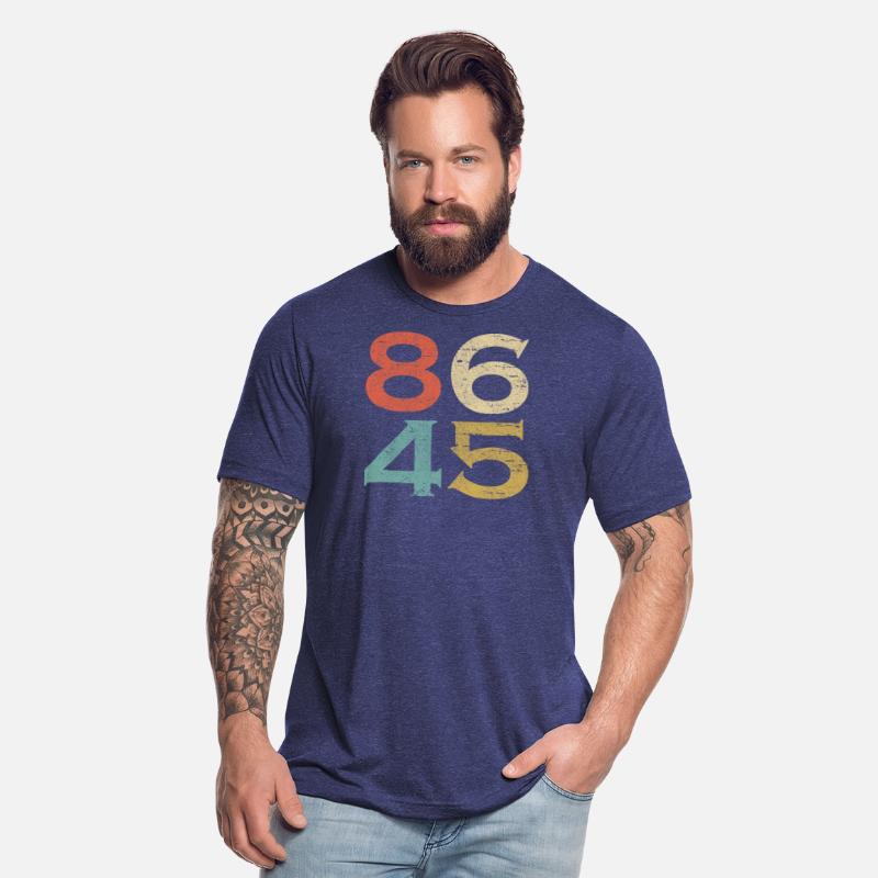 Classic Vintage Style 86 45 Anti Trump T Shirt