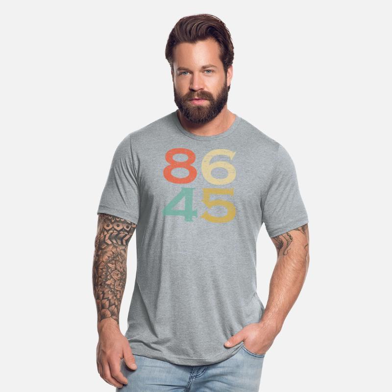 Classic Vintage Style 86 45 Anti Trump T Shirt