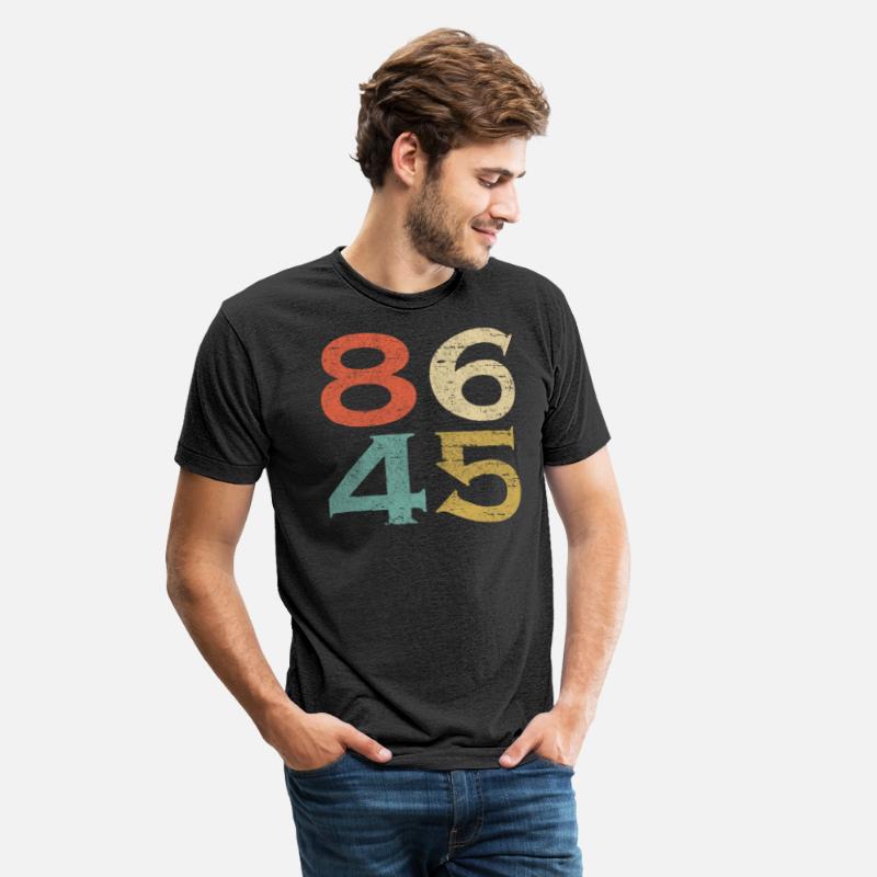 Classic Vintage Style 86 45 Anti Trump T Shirt