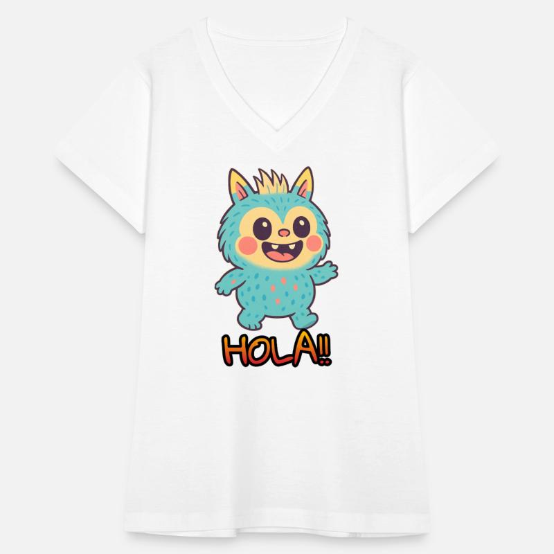 Colorful Monster with Friendly Expression