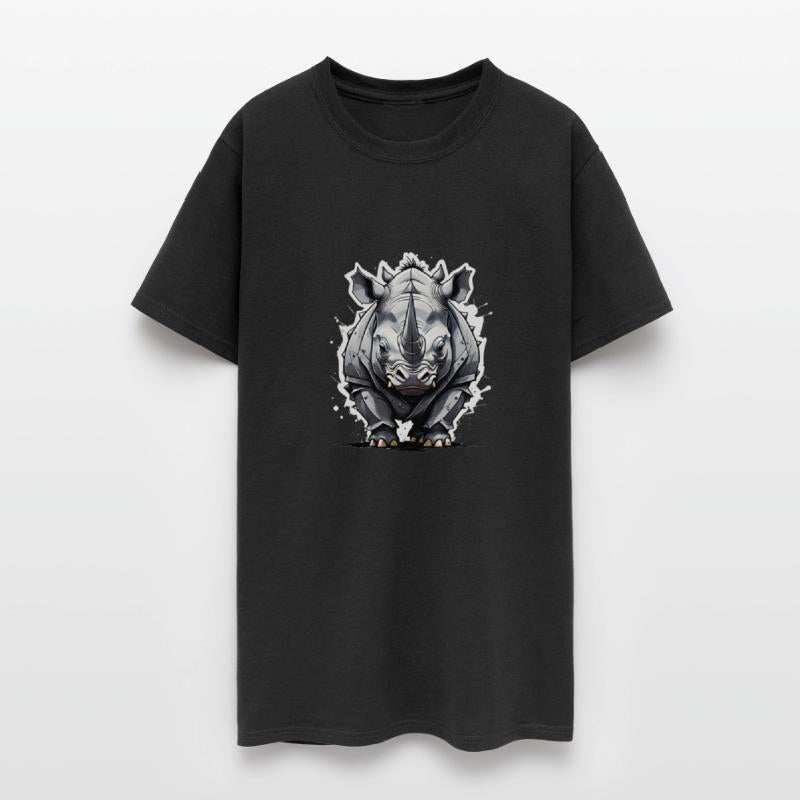 Combative Rhinoceros