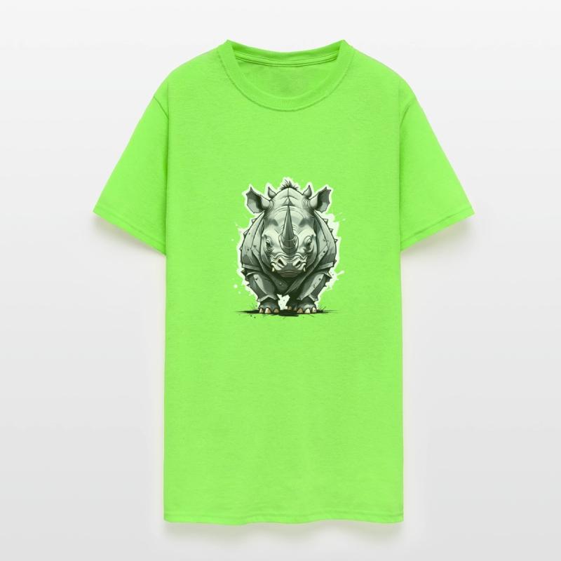 Combative Rhinoceros