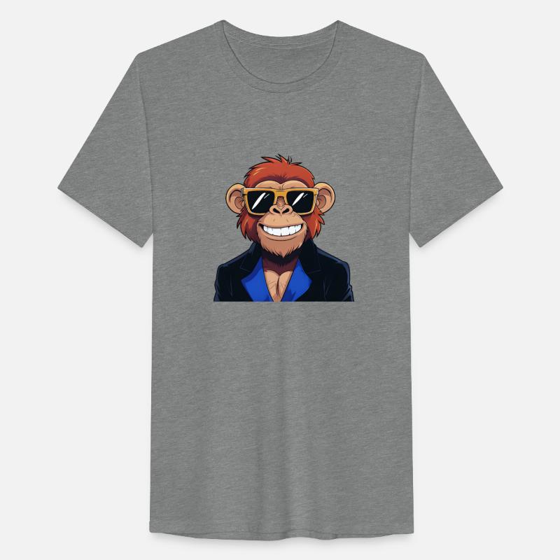Cool Anthropomorphic Chimpanzee in Sunglasses