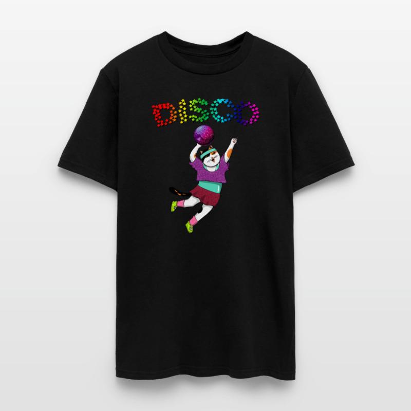 Cool Calico Cat Slam Dunks Disco Ball