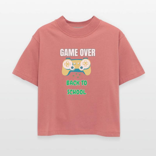 Cool Gamer Back to School T-Shirt – Retro Game Ove