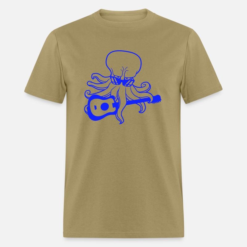 Cool Octopus Kraken Squid Plays Guitar Guitarist