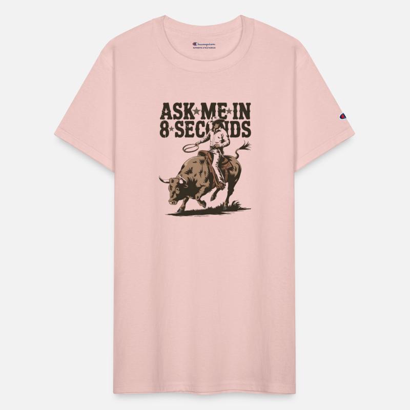 Cowboy Bull Riding Rodeo Ask Me In 8 Seconds