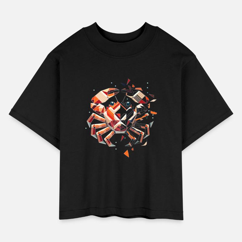 Crab Motif - Fragile Beauty of the Sea