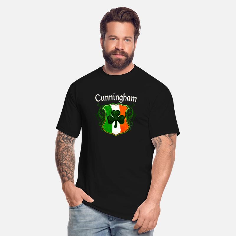 Cunningham Irish Surname Ireland Flag Shield