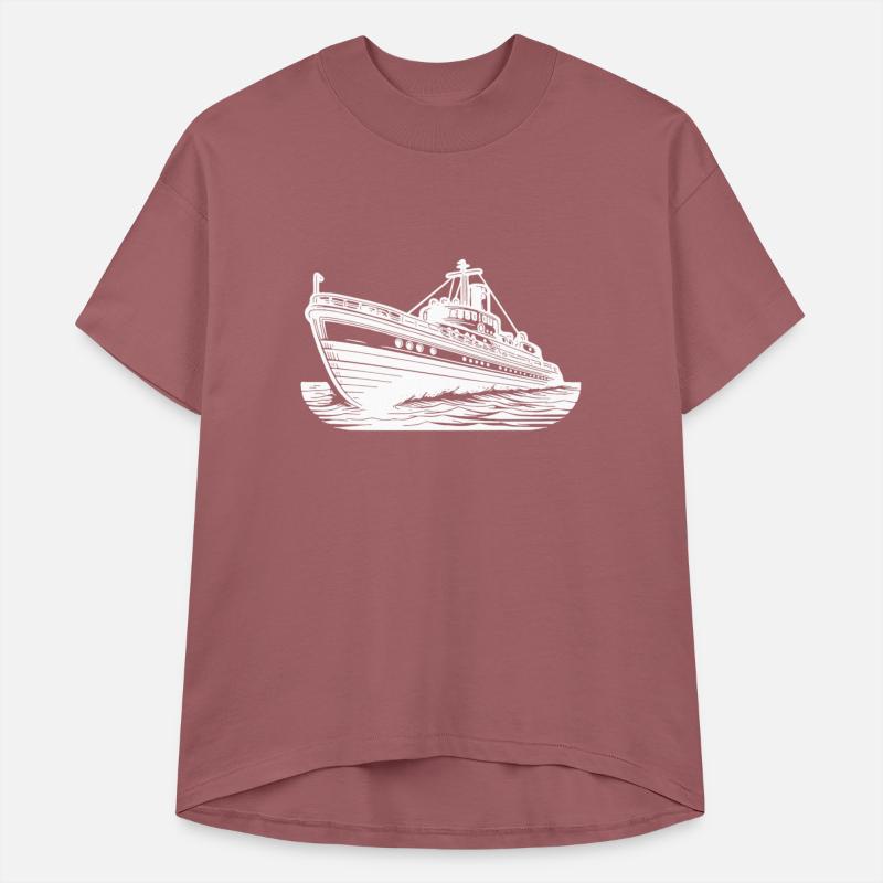 Cutaway Ocean-going Vessel Cutter Tugboat