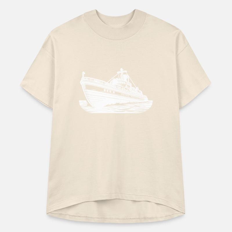 Cutaway Ocean-going Vessel Cutter Tugboat