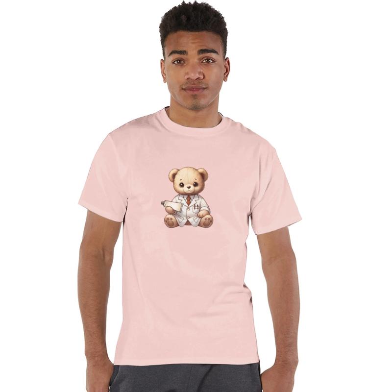 cute teddy pharmacist cuddly toy with ointment