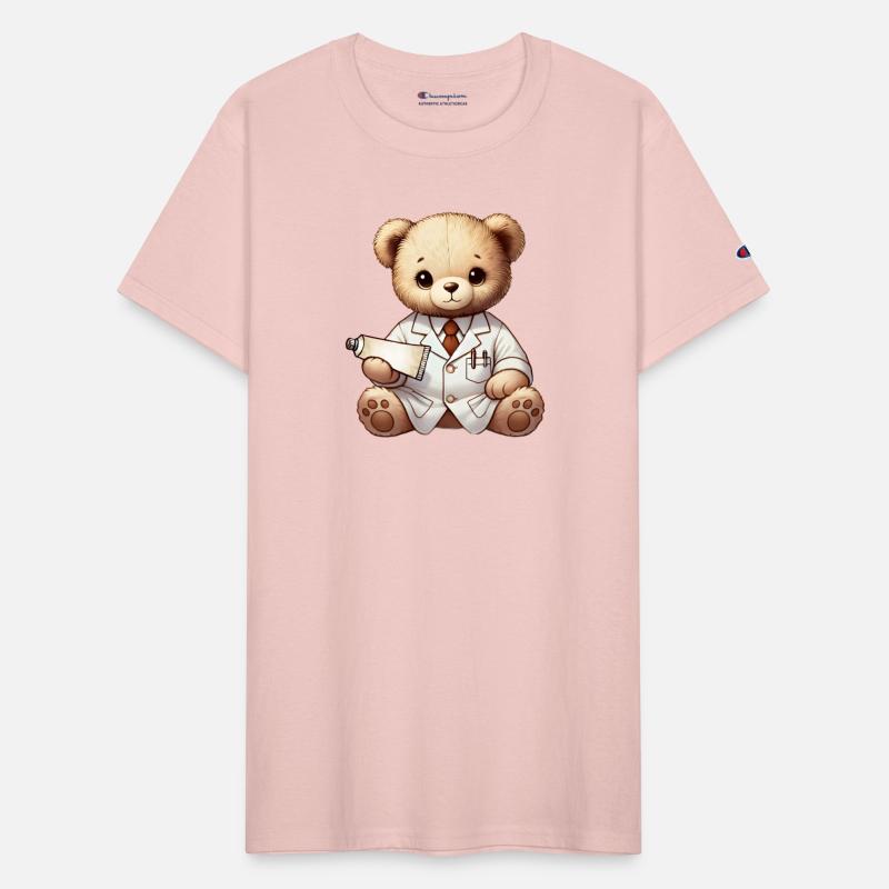 cute teddy pharmacist cuddly toy with ointment