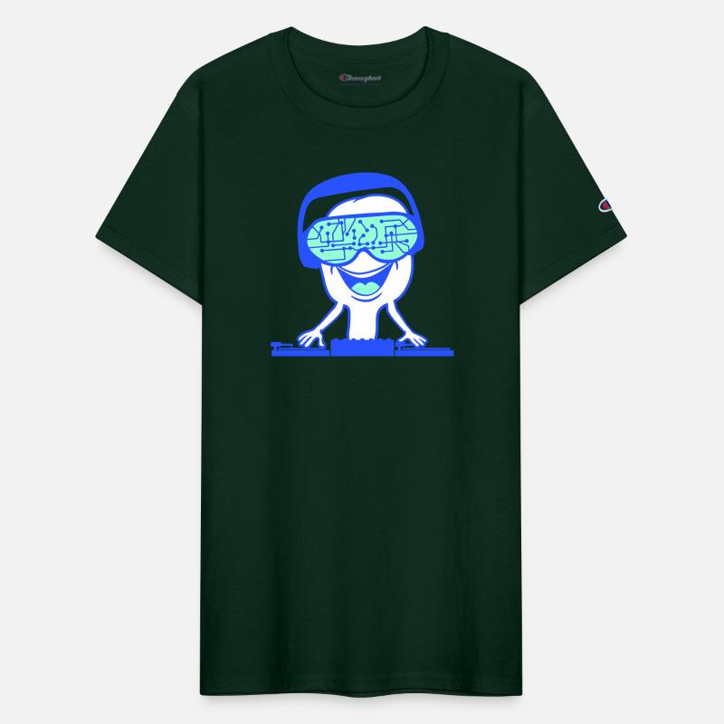 Cyber Sunglasses DJ Mixing Console Music Party Fun