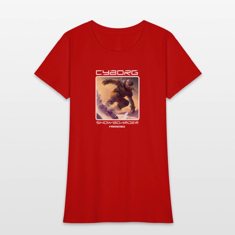 Cyborg Snowboarder - freestyle